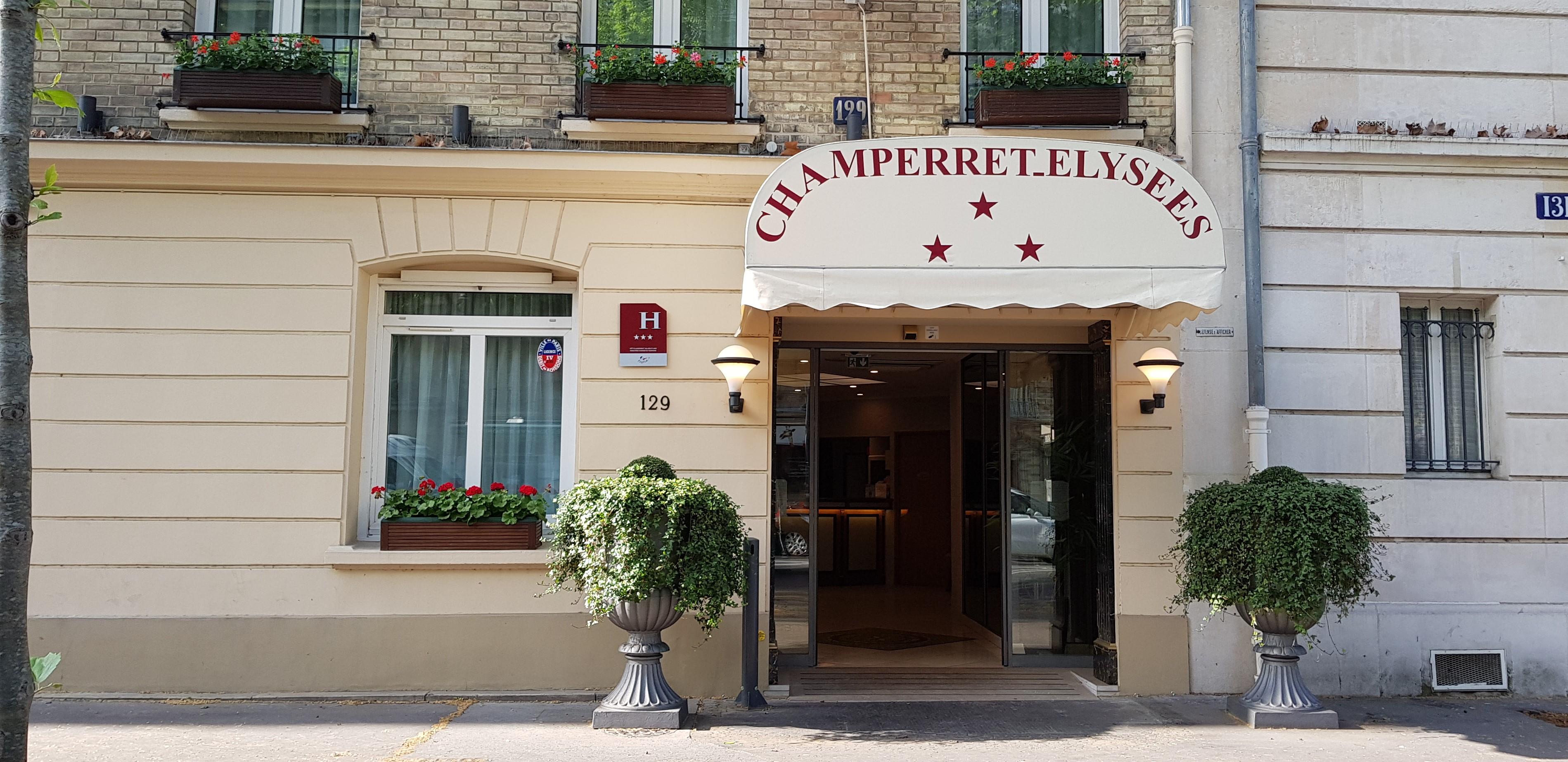 Hotel Champerret Elysees Parijs Buitenkant foto