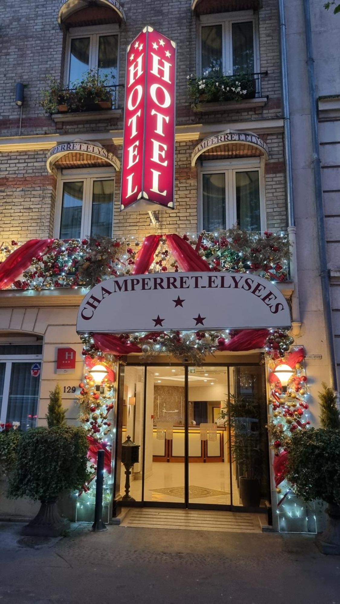 Hotel Champerret Elysees Parijs Buitenkant foto