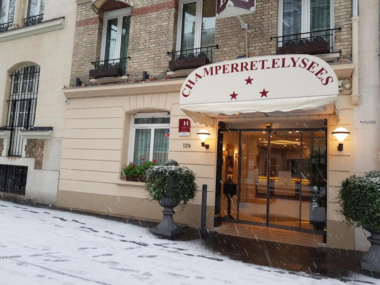 Hotel Champerret Elysees Parijs Buitenkant foto